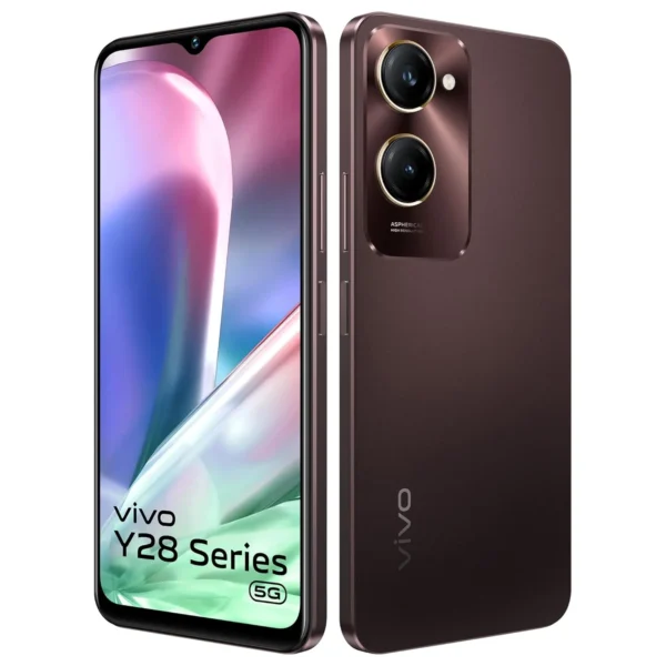 vivo Y28s 5G - Vintage Red, 6GB RAM, 128GB Storage